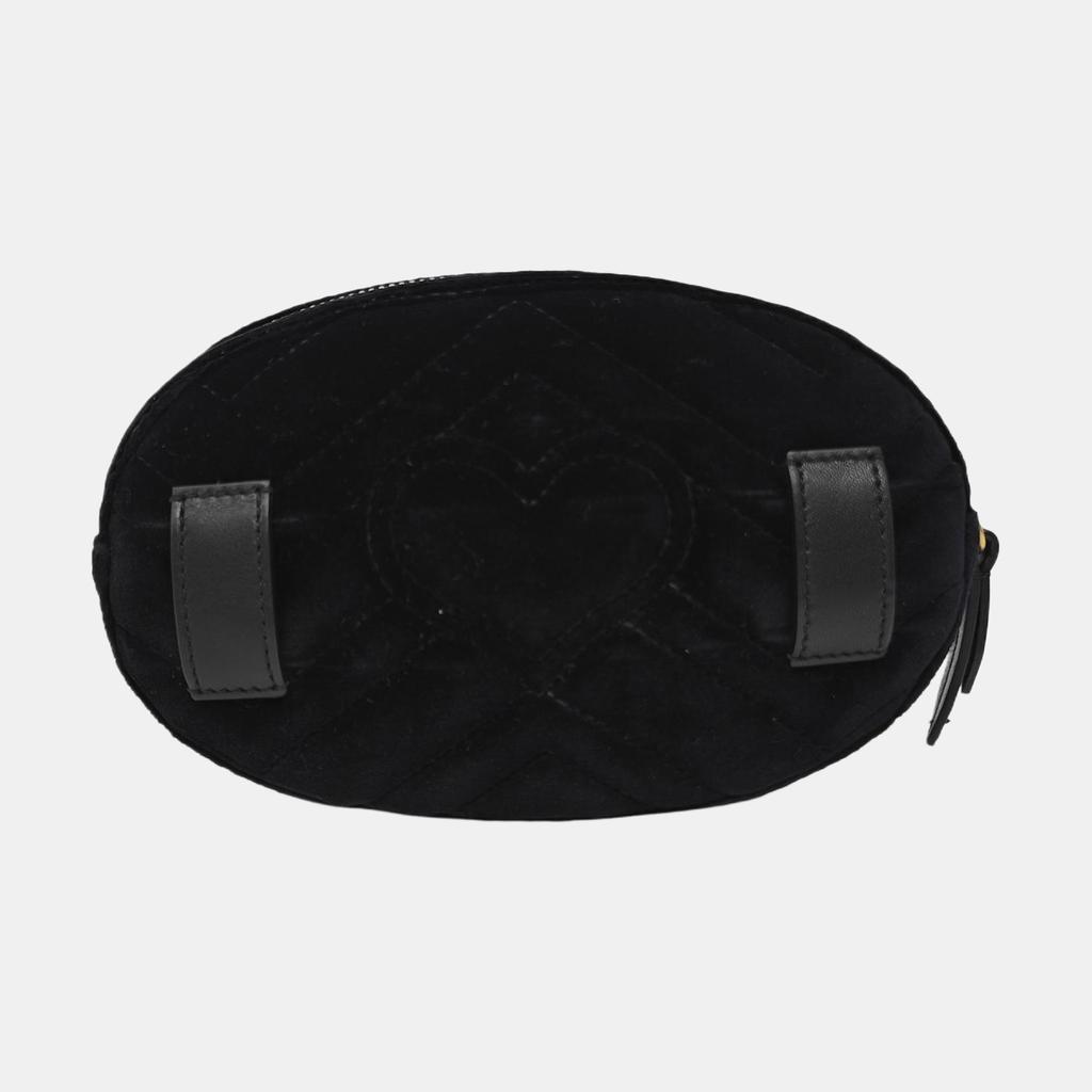 [Gebraucht] Marmont Gold Logo gesteppte Samt Brusttasche - Sehr Gut #1XU6QJ8