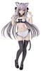 Tsuki ni Yorisou Otome no Sahou Sakurakoji Luna Cat Ear Maid Scale PVC Painted Complete Figure Q-six 1/6