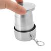 Stainless Steel Folding Cup With Keychain Camping Folding Cups Traveling Outdoor Collapsible Cup With Lid Portable Drinkware