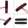 Stop 2x For Truck Mount Trailer Light Tail Brake Kits Dc Sealed Rv Red Bar Turn