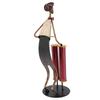 Iron Alloy Drum Player Sculpture Modern Abstract Decorative Sculpture Ornament  Living Room