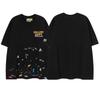 Foreign Trade American Retro Summer Round Neck Short-sleeved T-shirt Boys Ins Trendy High Street Loose Couple Half-sleeved Women