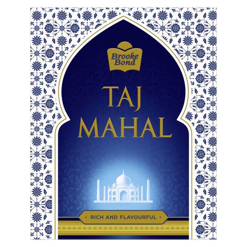 Taj Mahal Black Tea 1 kg Pack Of 1 Premium CTC Blend Rich Taste Golden Orange Brew With Uplifting Aroma For Everyday Refreshing Cup