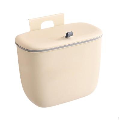 Compost Bin Garbage Can Wall Mounted with Lid Bucket Mountable Trash Food Waste for