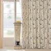 1PC LOZUJOJU 70-80% Blackout French Romantic Style Butterfly Print Pattern Ruffle Edge Curtain for Bedroom Living Room Home Decor