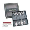 Reindeer-Themed 304 Stainless Steel Coffee and Dessert Mixing Spoon Gift Set In Cute Christmas Box