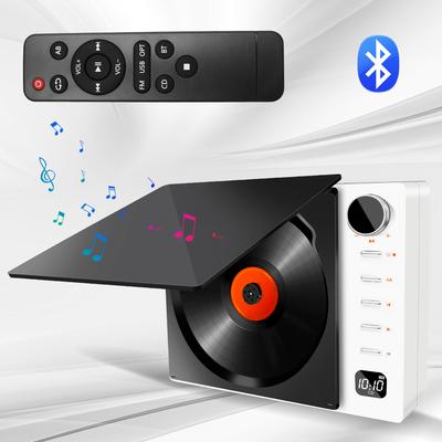 Lecteur CD de Voiture Bluetooth 5.1 3,5 mm AUX/USB/OPTICAL Support Haut-parleur Sans Fil Classique Récepteur Radio FM Amplificateur Portable