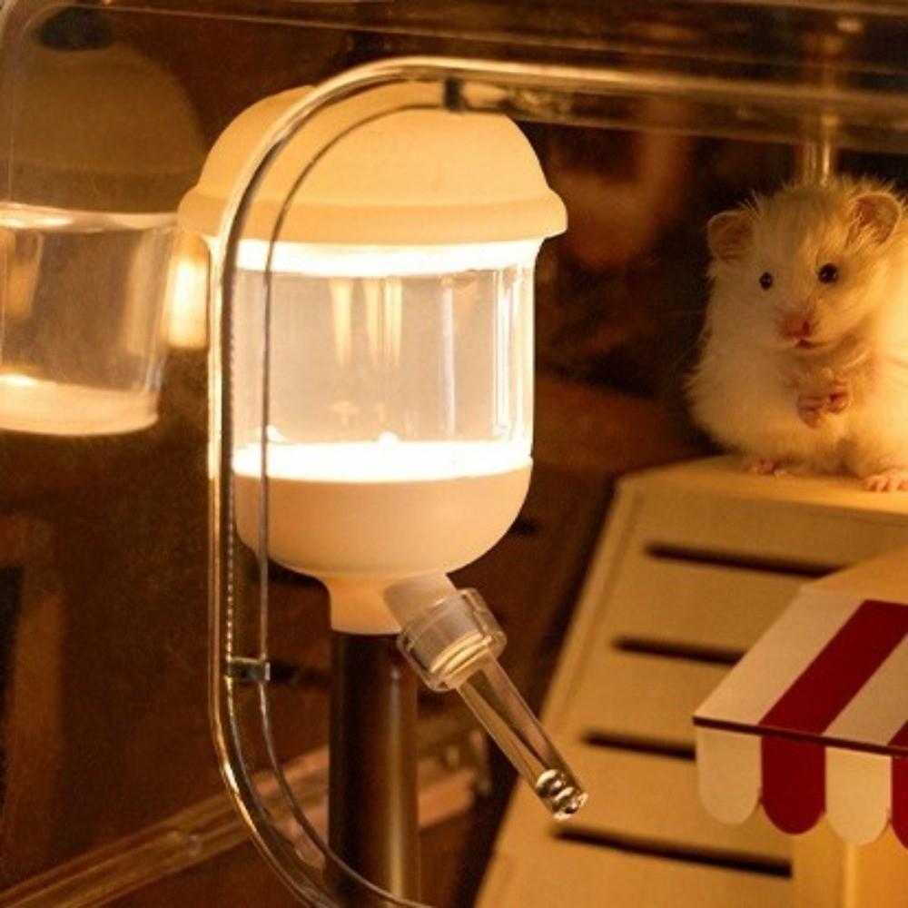Leakproof Automatic Drinking Fountain With LED Light Animal Water Dispenser  for Rabbit/Squirrel