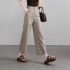 SOFSIL Women's Summer Casual Cropped Wide-Leg Pants