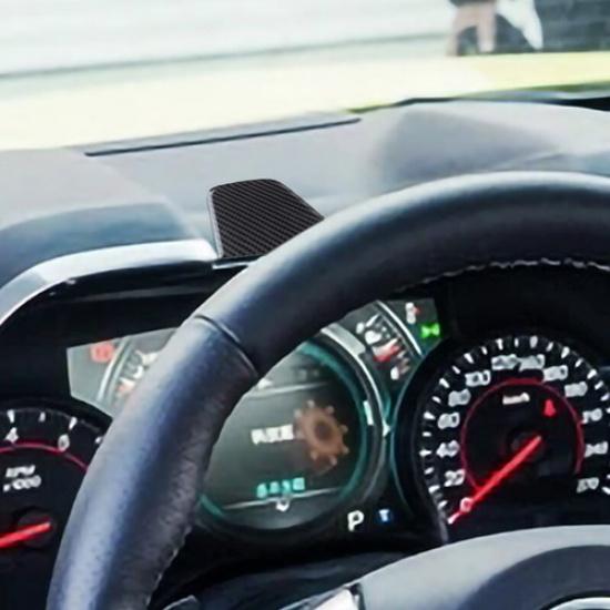 Carbon Fiber Car Dashboard Center Decorative Cover For Chevrolet Camaro 2016-19