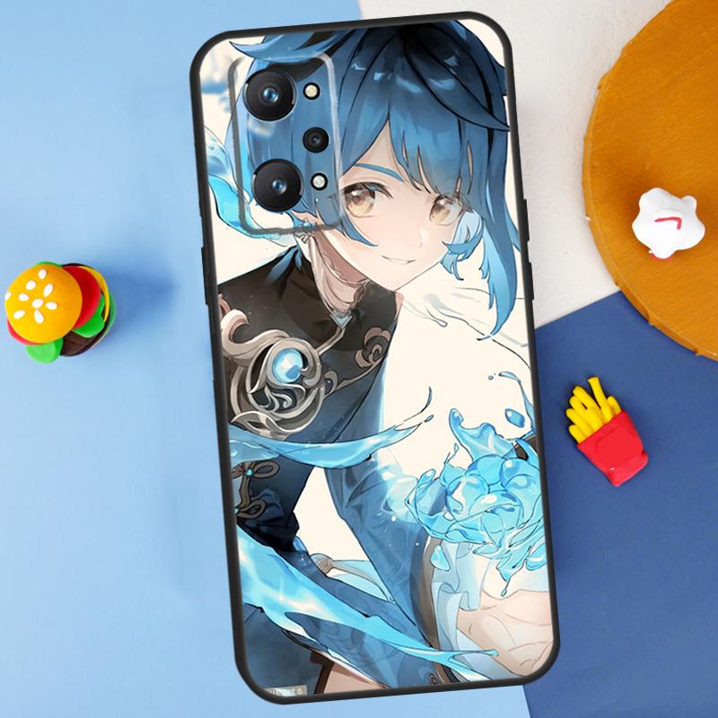 Genshin Impact Xingqiu For Realme GT 6 6T 5 GT7 Pro C61 C75 C55 C51 C21Y C25S C67 C53 13 12 10 11 14 Pro Plus Case