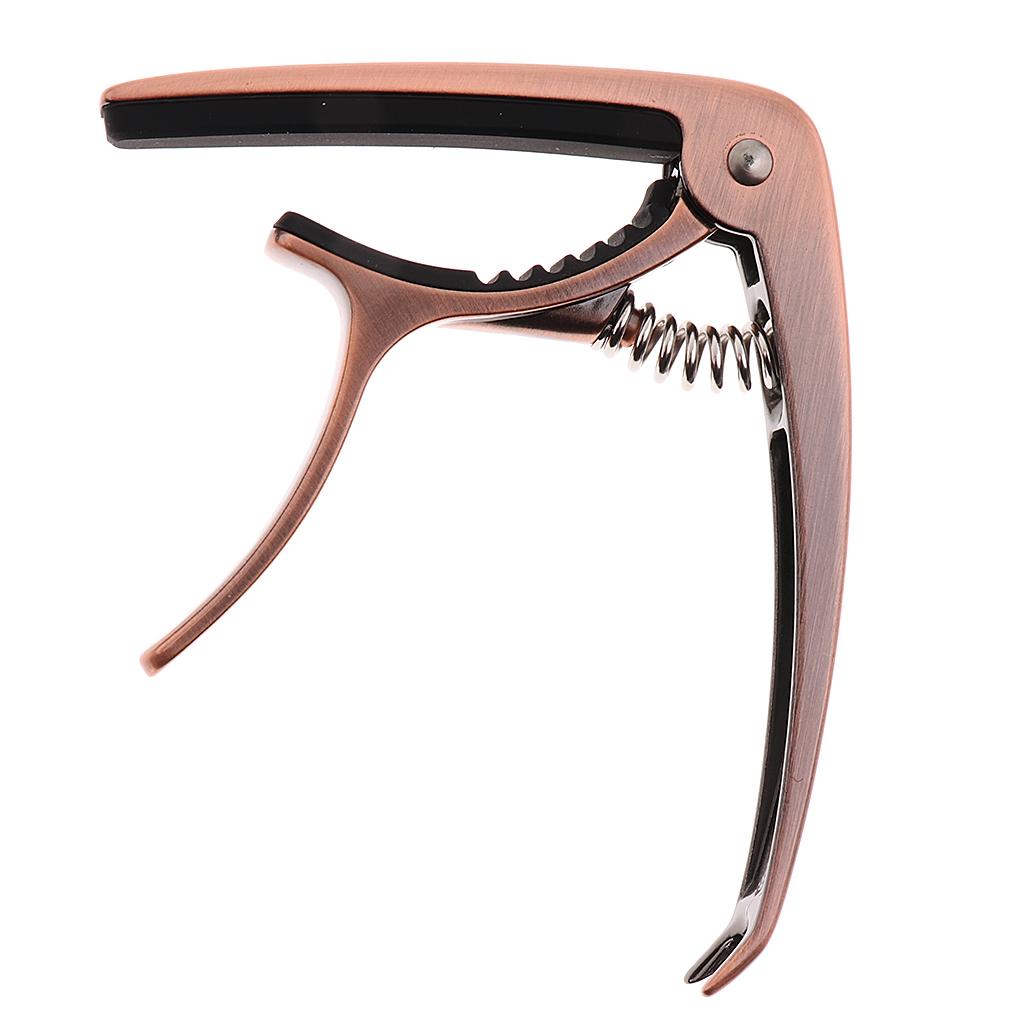 Zinc Alloy Guitar Capo Tune Clamp Quick Change Clip for Acoustic Electric Bass Ukulele and Accessories