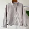 Honey J Women Nacht High Neck Button String Trench Jacket  4colors 