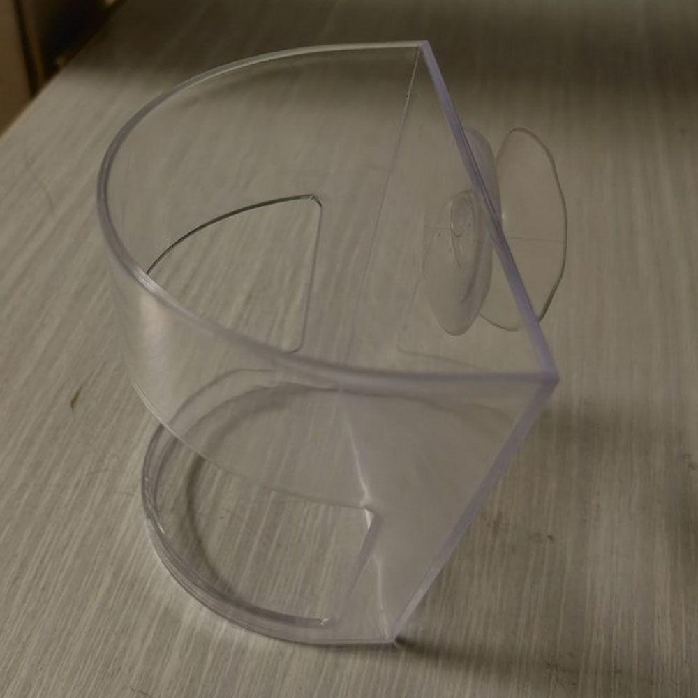 Acrylic Aquarium Feeders Ring Transparent Fixed-Point Fish Tank Food Dispenser Suction Cup Floating Food Tray Feeder