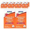 Now Foods Vitamin D3 3000 IU 90 Tablets 18 Set