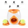 2-in-1 Automatic Pet Feeder and Tennis Ball Launcher, Training Reward Machine for Dogs