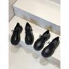 Platform Small Leather Shoes Women's New Autumn and Summer Mary Jane Versatile Black Single Shoes