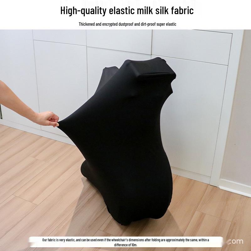 Elastic Folding Wheelchair Dust Cover - Anti-Dirt Sleeve for Medical Equipment