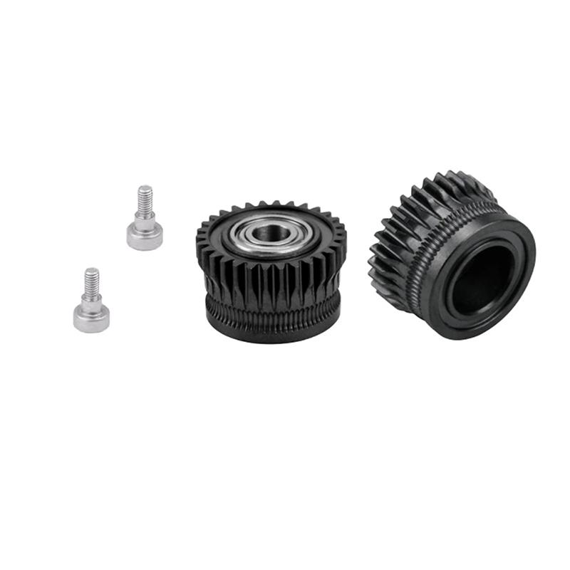 

Шестерня экструдера K1C Цельнометаллическая шестерня подачи филамента Для экструдера Creality K1 / K1 Max Зубчатый ремень Никелированная Высокая твердость Износостойкость