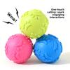 Pet Dog Sound-making Toy Ball for Small Dogs - Durable Chew Toy for Teething Dogs - Soft Latex Dog Toy To Relieve Boredom