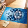Fc Zenit Saint‑petersburg 23 Personalized Name Carpet Perfect for Kitchen Entryway Outdoor Living Rooms Anti-slip Rug Anime Office Decor