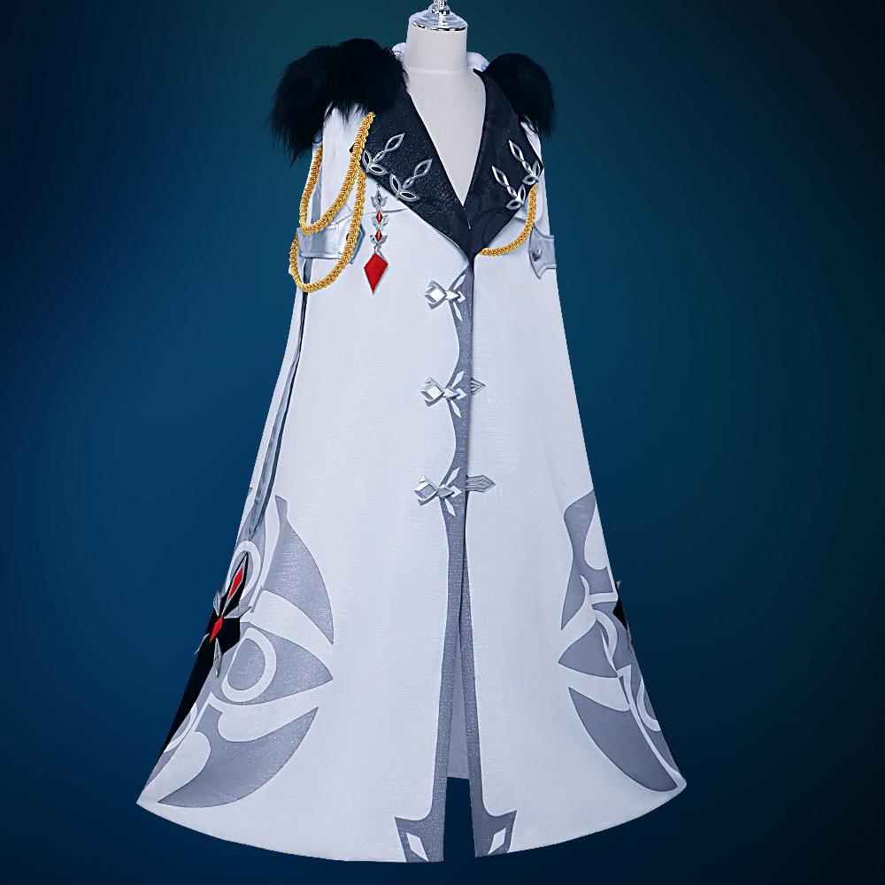 

Плащ Предвестника Фатуи Чайльда Тартальи Косплей Костюм для Мужчин S-M