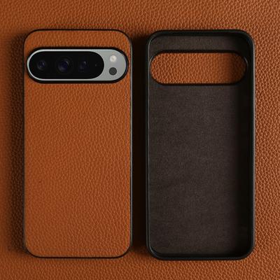 Pixel 10 Pro Case Business Cowhide Leather Phone Cases For Google Pixel9pro 7A 8pro Full Protection Shockproof Back Cover