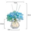 Floral Aroma Diffuser Bottle: Flameless Essential Oil Home Fragrance Gift for Bedroom, Long-Lasting and High-End.