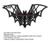 Gothic Style Furniture Halloween Bat Corner Shelf, Decorative Wooden Wall Mount Display Unique Storage Spiderweb Design Floating Rack for Home,
