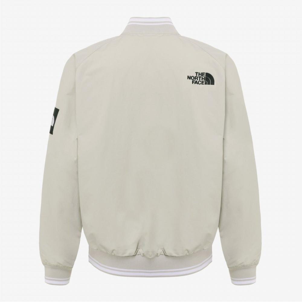 The North Face White Label Olema Bomber White Sand Nj3br09l