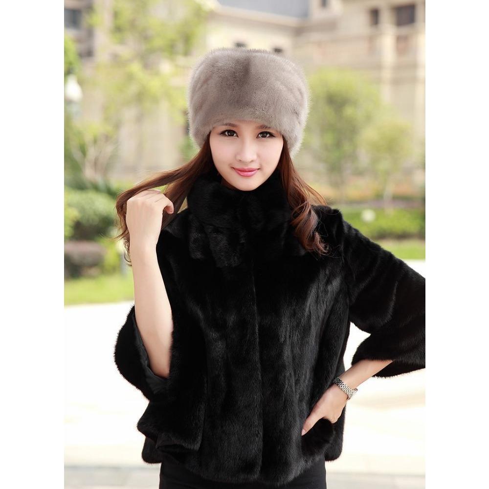 Imitation Mink Ear Protection New Autumn and Winter Warm Mink Hair Hat Women's Whole Mink Women's Top Hat Fur Hat