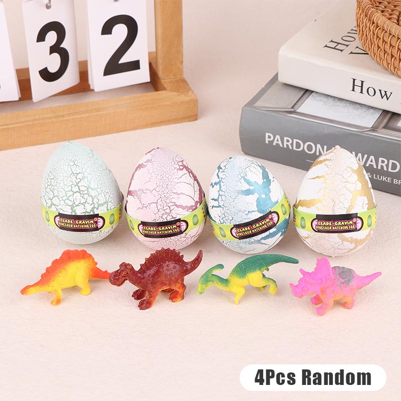 

4 шт. яйца динозавра в воде большого размера, водные яйца для выращивания животных, яйцо для выращивания динозавра, новинка, развивающие игрушки для детей, подарок