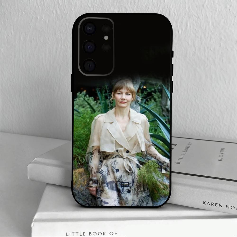 German Actress Sandra Huller   Phone Case For Samsung S25,S24,S21,S22,S23,S30,Ultra,S20,Plus,Others Soft Black Cover