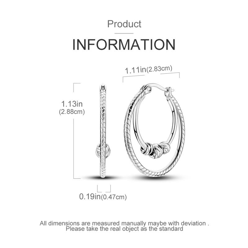 925 Sterling Copper Heart Snake Bone Pattern Cross Shell Zircon Four-pointed Star Earrings for Women Earring Fine Zircon Gifts