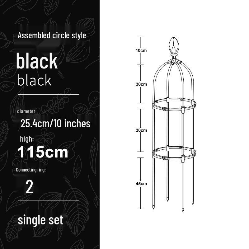 Spliced Climbing Plant Support Frame for Roses and Flowers