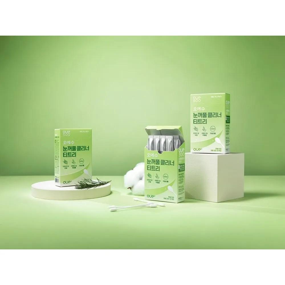 Add Eye Cream + Oesu Tea Tree Eyelid Cleaner 30-pack, 5 packs