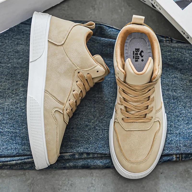 

Модная мужская повседневная обувь на платформе, нескользящие мужские кроссовки для ходьбы, легкие мужские кроссовки для бега, дышащая платформа, спортивная обувь 39 хаки