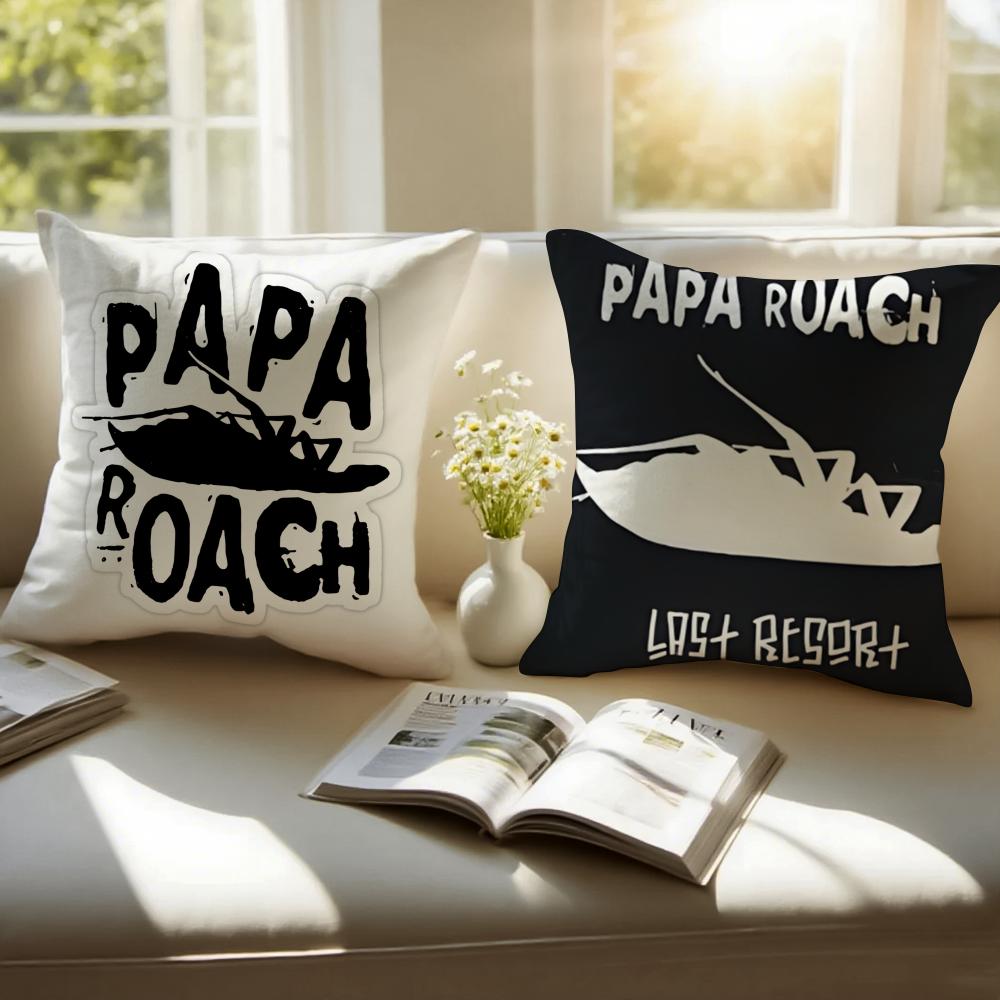 Classic PPapaS RRoach Cushion Cover Pillowcase Antidustmite Invisible Zipper Short Plush Sofa Cushion