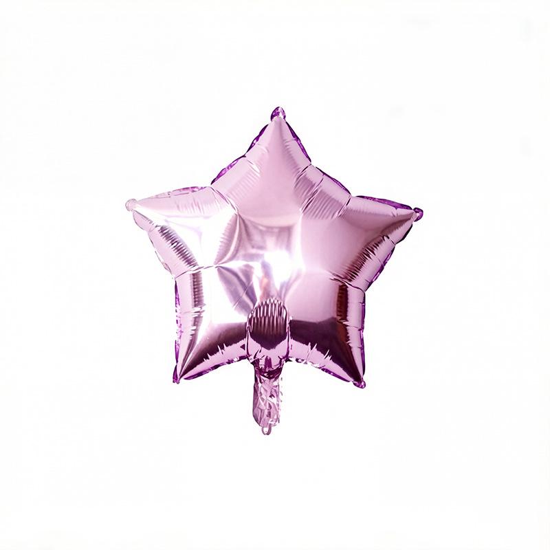 18-Inch Star & Heart Foil Balloon - Festival, Birthday, Wedding Decoration