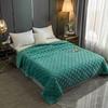 Weiche Samt Gesteppte Bettdecke Decke Kurzplüsch Sofa Handtuch Rutschfestes Bettlaken 270x230cm Tagesdecke Unterseite Uni oder Druck Zufällig
