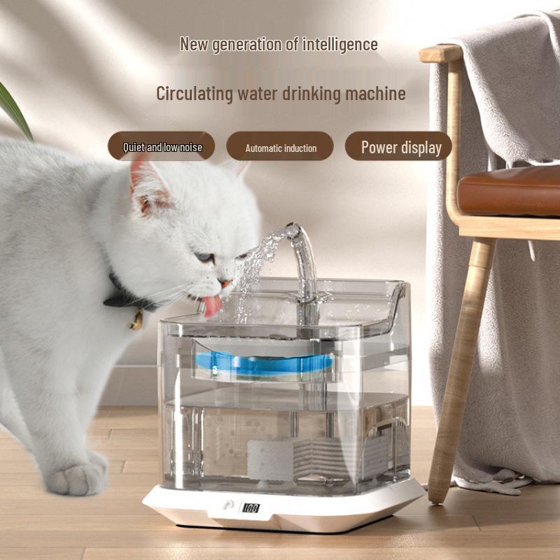 Intelligente kabellose Haustier-Wasserquelle für Katzen und kleine Hunde