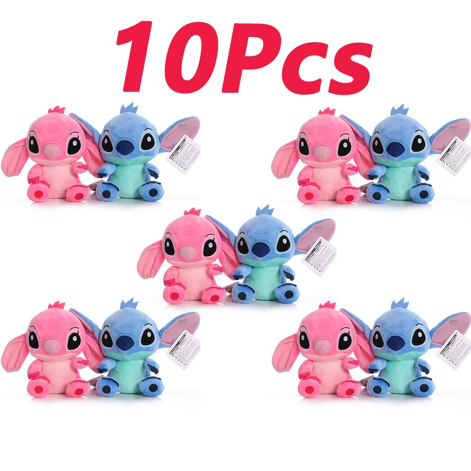 20cm Stitch Stuffed Plush Models Cartoon Stuffed Plush Dolls Anime Plush Baby Toys Kawaii Kids Birthday Gift