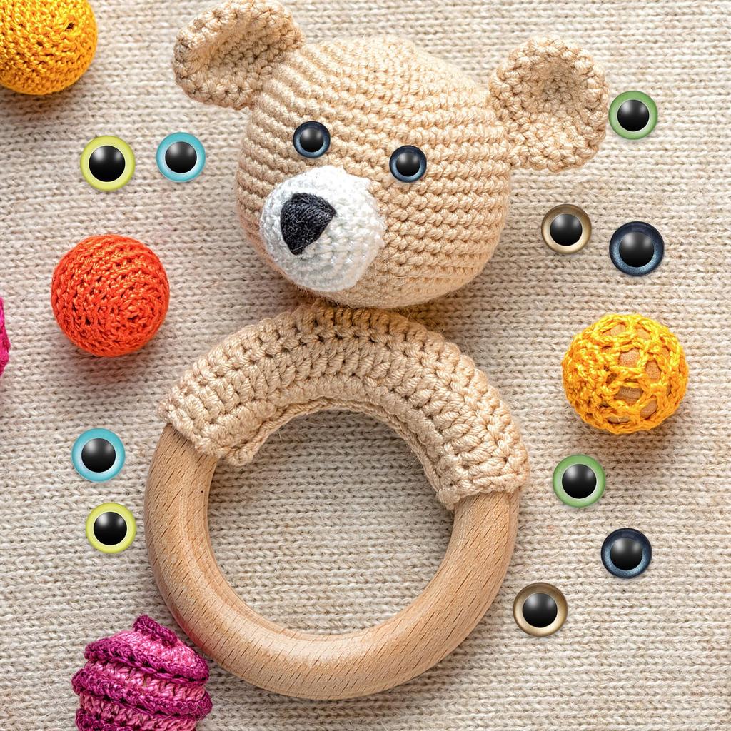 LOLIPPYY 40pcs Illusionary Cat for Plush Durable Easy Multiple Color Variations Eyes, Crafts, Crochet, Amigurumi, Dolls, Material, Installation,