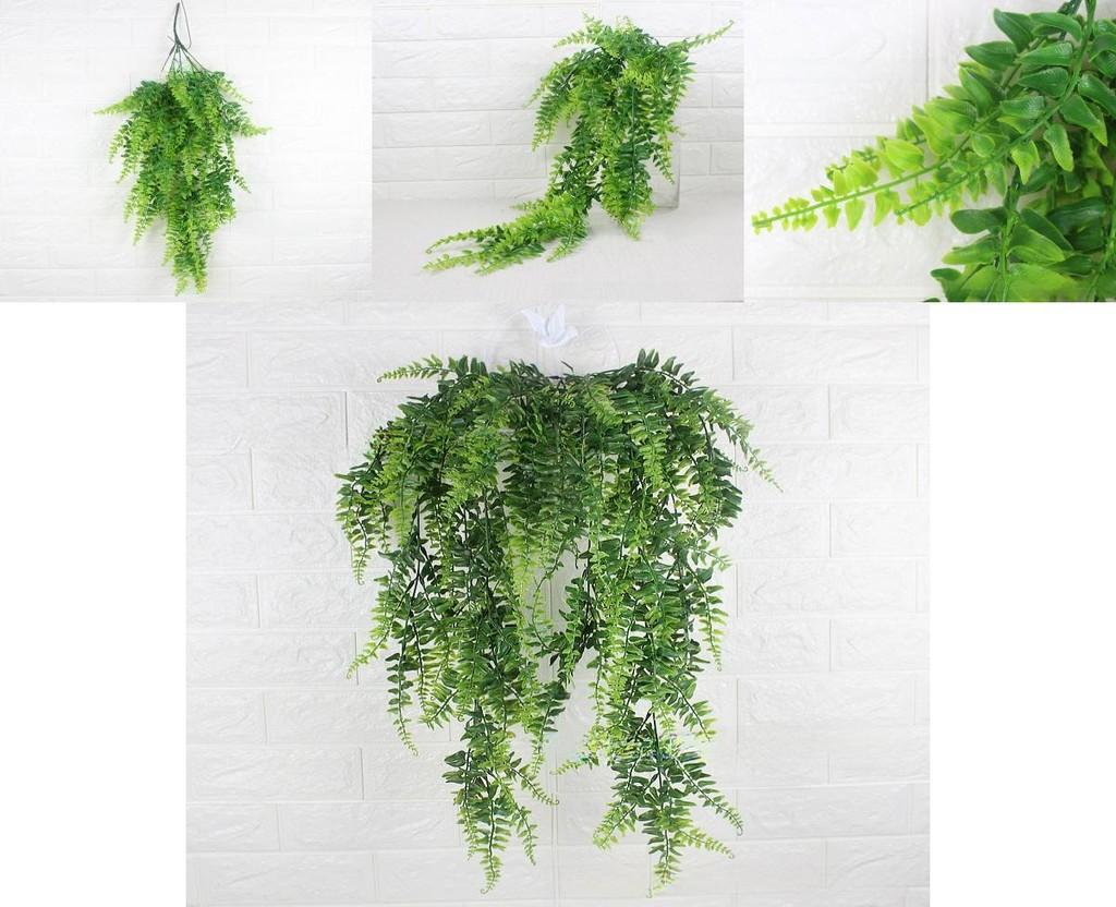 Imitation Plant Wall Decoration With Pteridium Latiusculum For Wedding Home And Event Styling