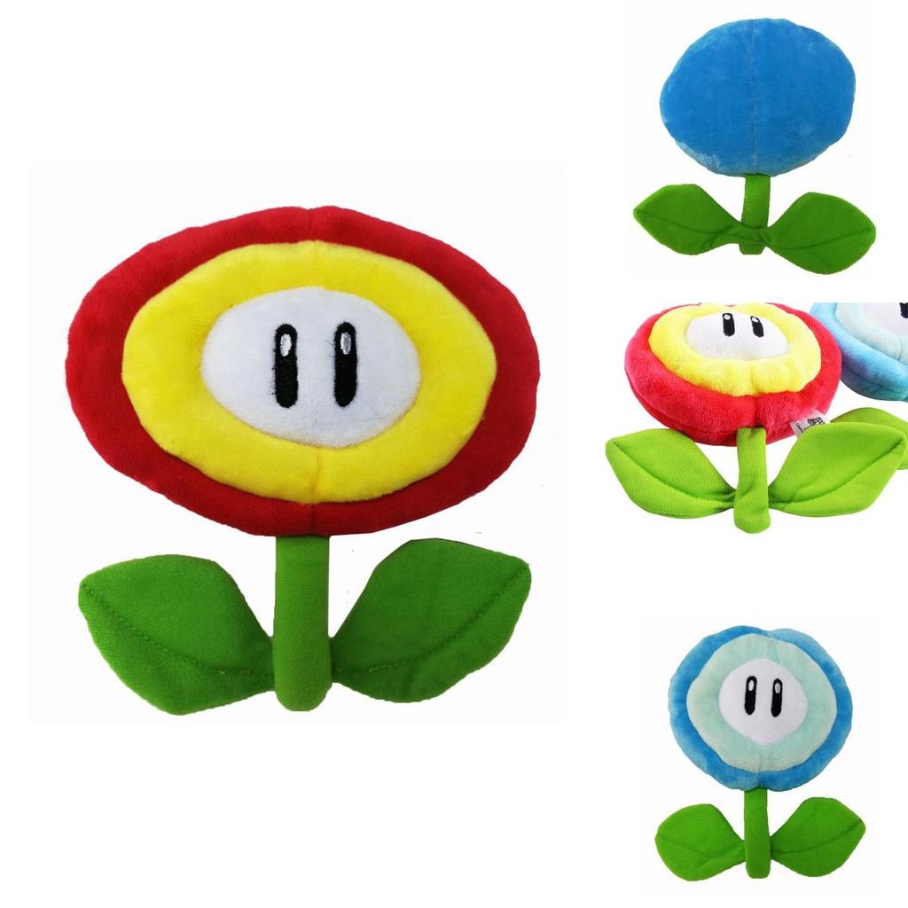 Super Mario Brothers Fire Flower Plush Toy Adorned With Soft Sunflower Design For Comfort