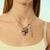 SENTIMENTS No.553 [SILVER PINK] 24 COLOR WHISTLE NECKLACE