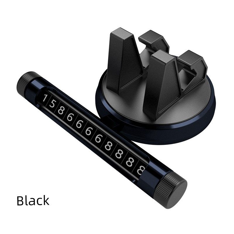 Mobile Phone Car Holder, Multifunctional Creative Car Phone Stand, Universal Model for Dashboard, Car Mount, Navigation Black