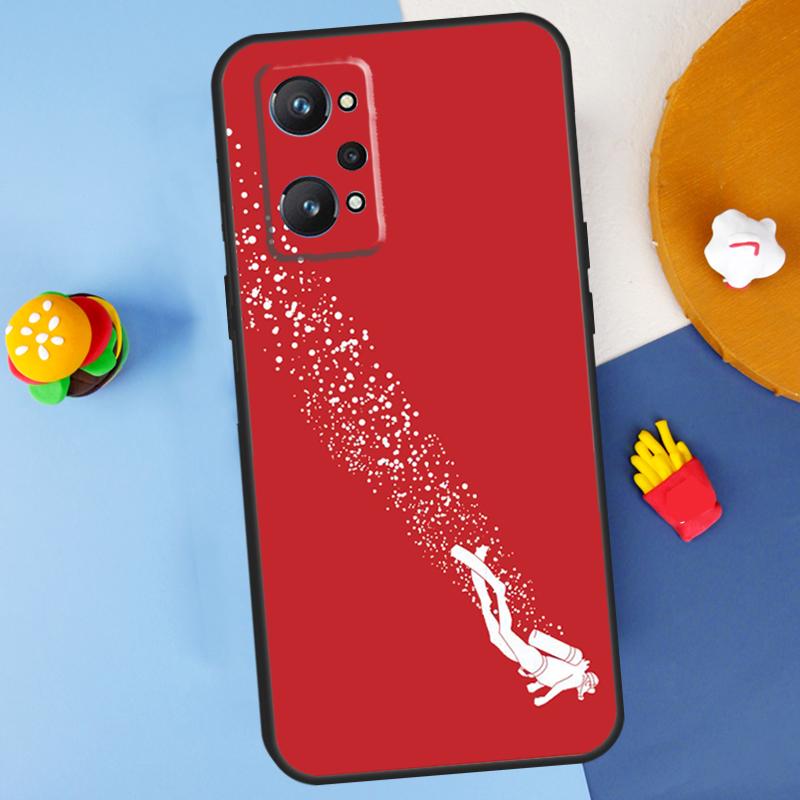 

Scuba Diver Diving For Realme 14 13 12 10 11 Pro Plus GT 6 6T 5 GT7 Pro C55 C51 C21Y C25S C67 C75 C53 C61 Case Realme 13 Pro Plus