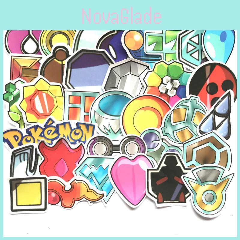 Premium Quality Pokemon Stickers Collection Featuring Mimikyu Pikachu Bulbasaur Sun Moon