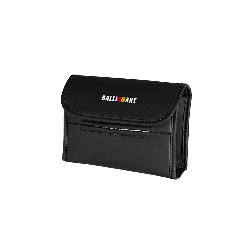 nlvc3 Car Tissue Box Car Seat Back Tissue Hanging Storage Bag For Mitsubishi ASX EVO Lancer EX Montero Mirage Outlander Grandis Pajero